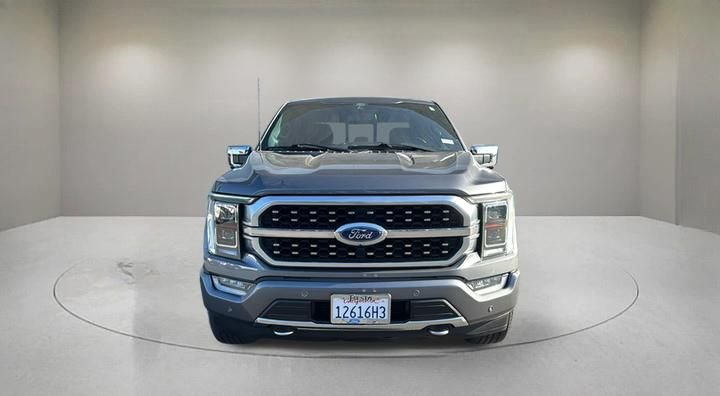 Used 2021 Gray Ford Platinum image 2
