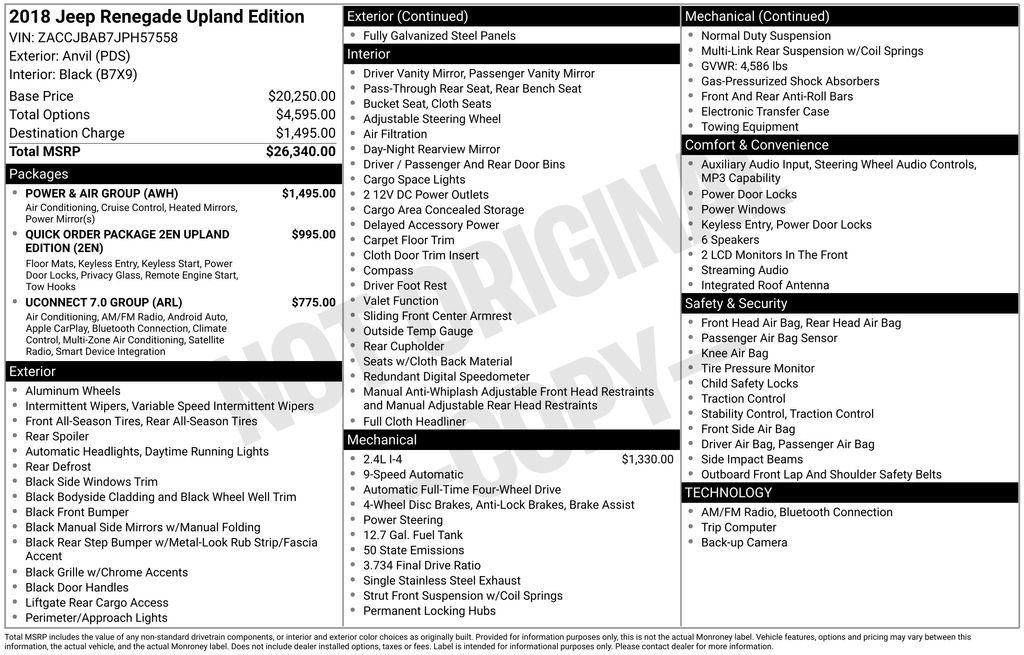 Used 2018 Anvil Jeep Sport Upland image 7
