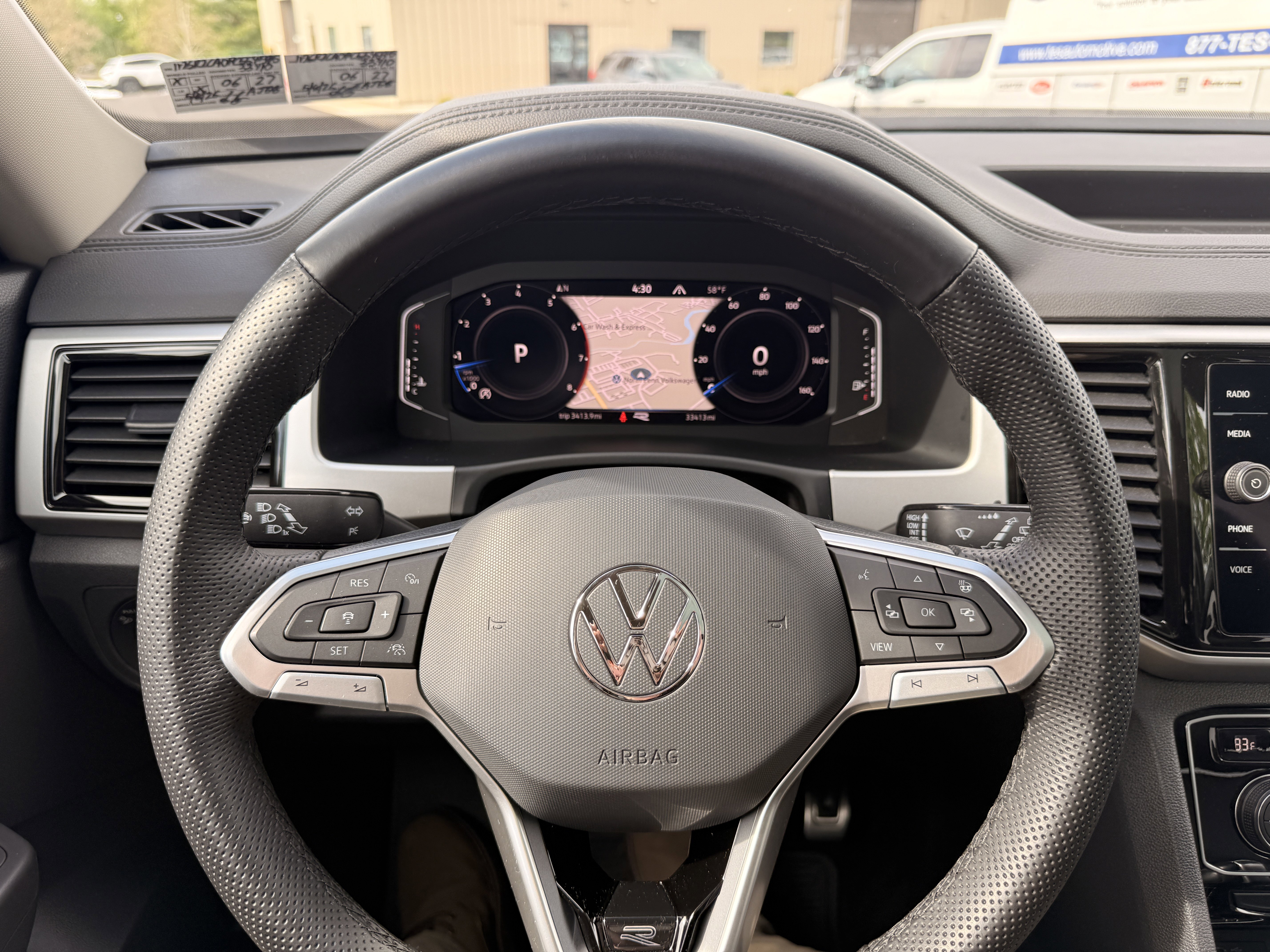 Used 2023 Platinum Gray Metallic Volkswagen 3.6L V6 SEL R-Line Black image 36