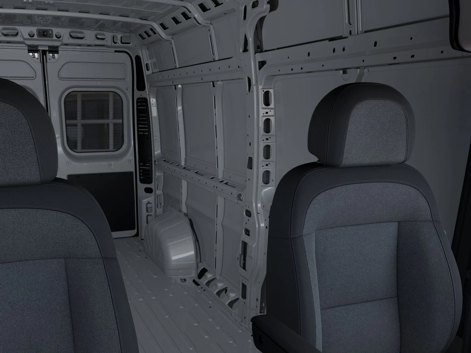 New 2026 Bright White Clear-Coat Exterior Paint RAM Cargo Van Tradesman High Roof 159" WB w/Pass Seat image 52