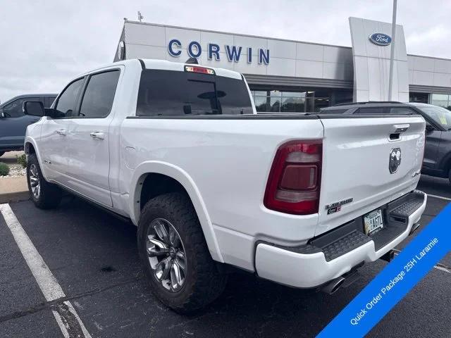 Used 2021 Bright White Clearcoat Ram Laramie image 4