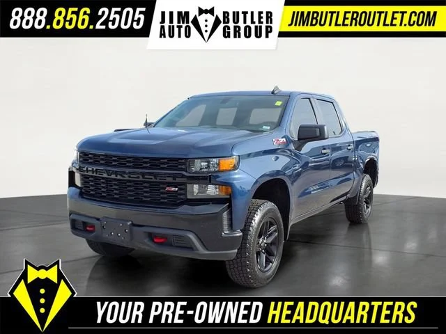 Used 2020 NORTHSKY BLUE METALLIC Chevrolet Custom Trail Boss image 1