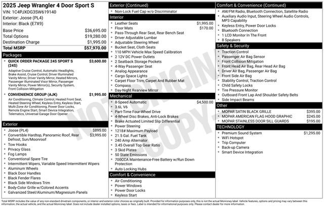 2025 Jeep Wrangler 4-Door Sport S - Photo 42