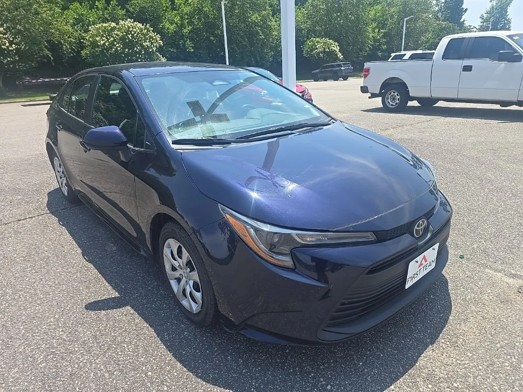 Certified Used 2023 Blue Toyota LE image 3