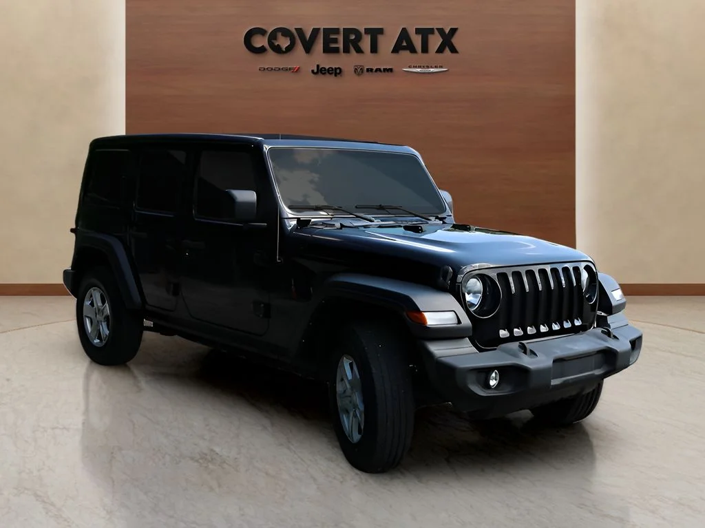 Used 2021 Black Jeep Unlimited Sport S image 7