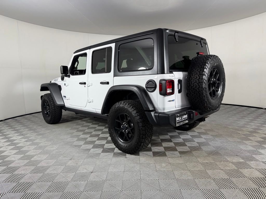 Certified Used 2025 White Jeep Willys 4xe image 8