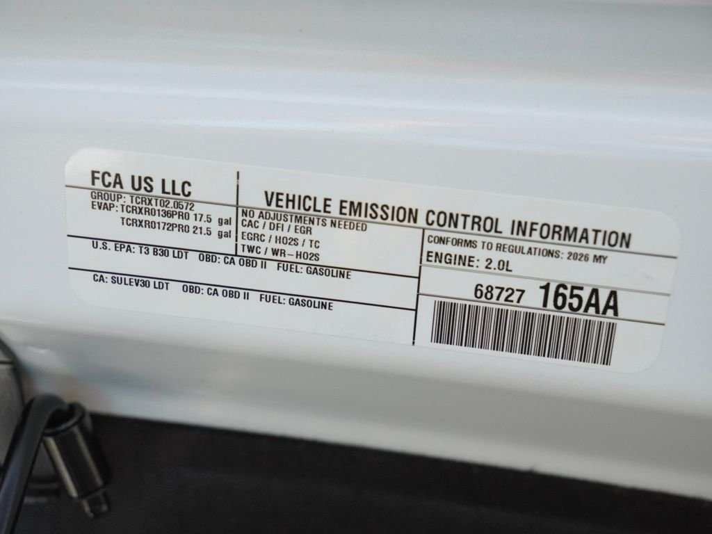 New 2026 Bright White Clear-Coat Exterior Paint Jeep Sport image 26