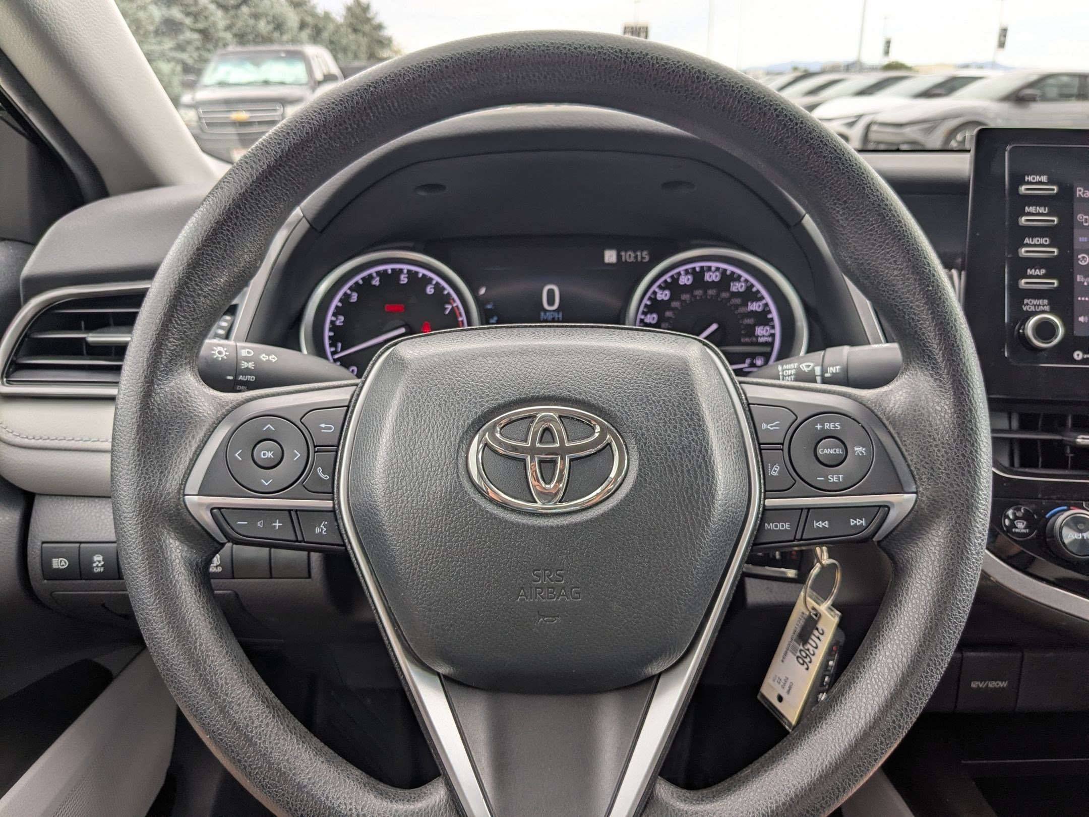 Used 2023 Midnight Black Metallic Toyota LE image 16