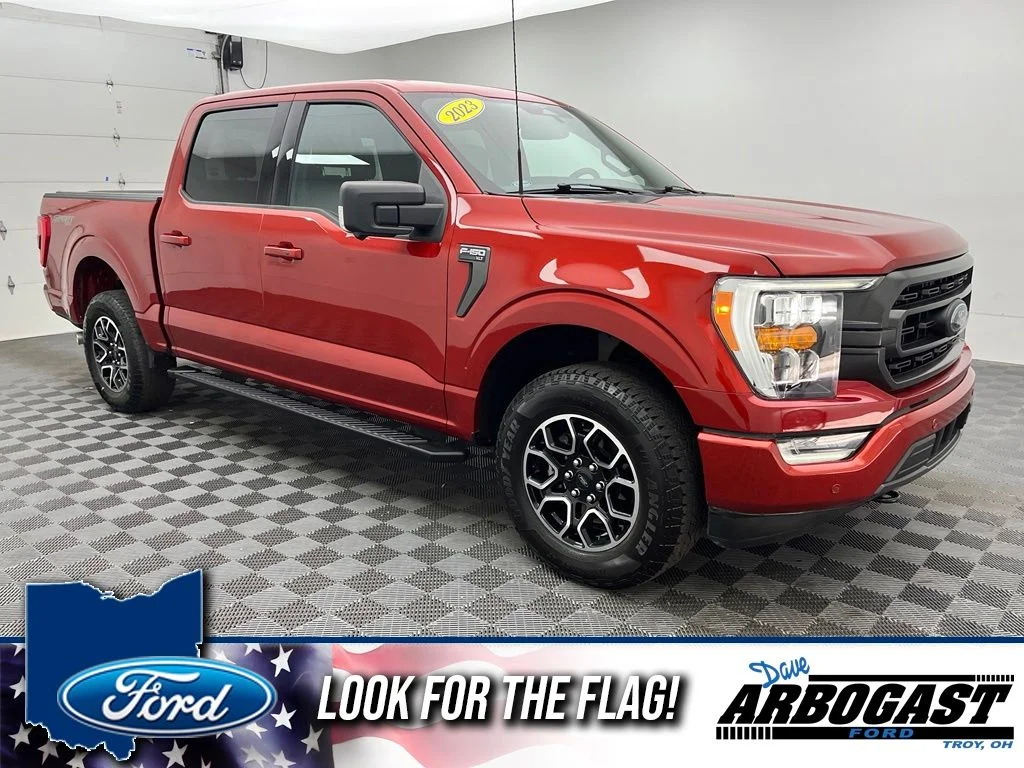 Used 2023 Red Ford XLT image 1