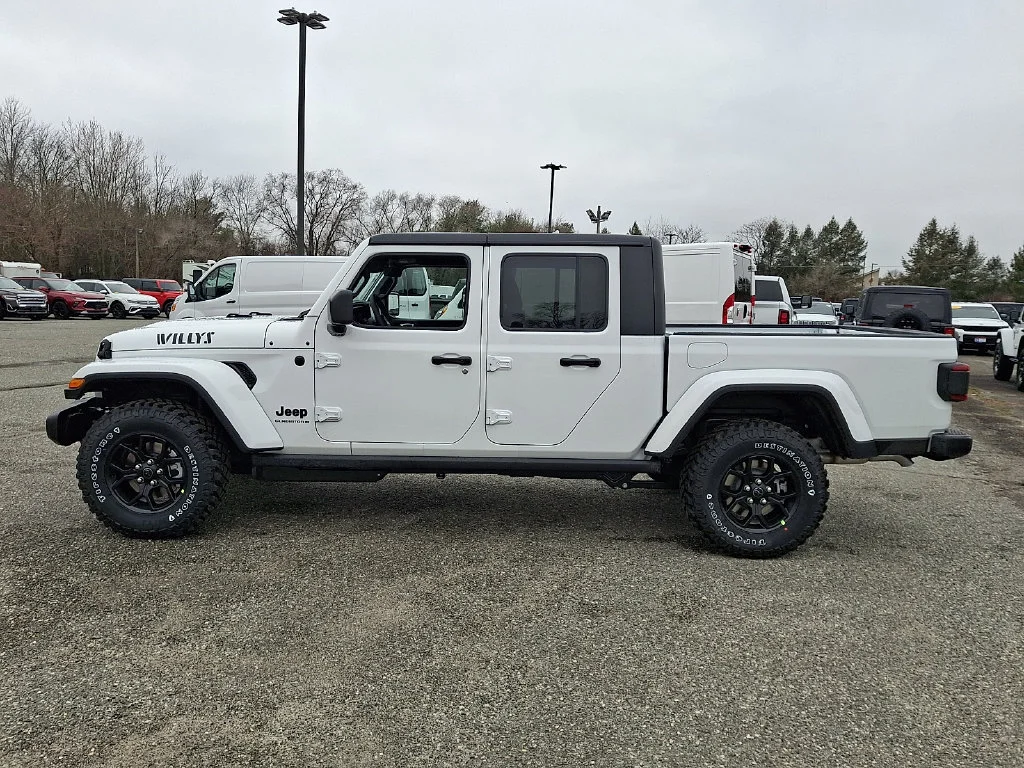 New 2026 Bright White Clear-Coat Exterior Paint Jeep Willys image 5