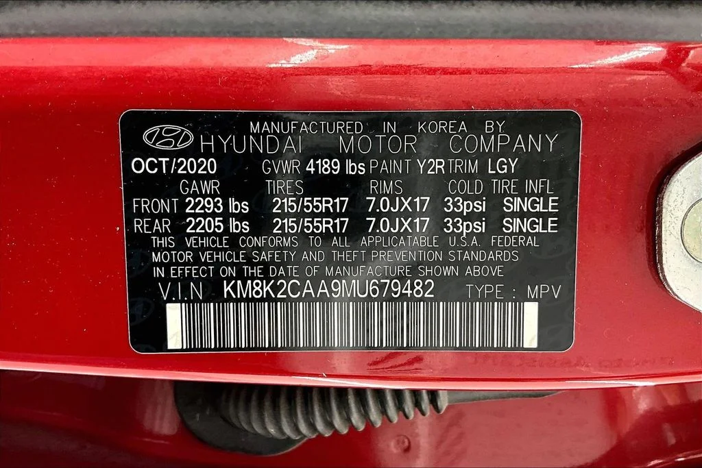 Certified Used 2021 Pulse Red Hyundai SEL image 35