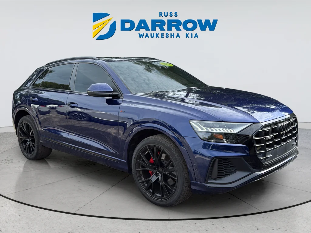 Used 2021 Blue Audi 55 Prestige image 7