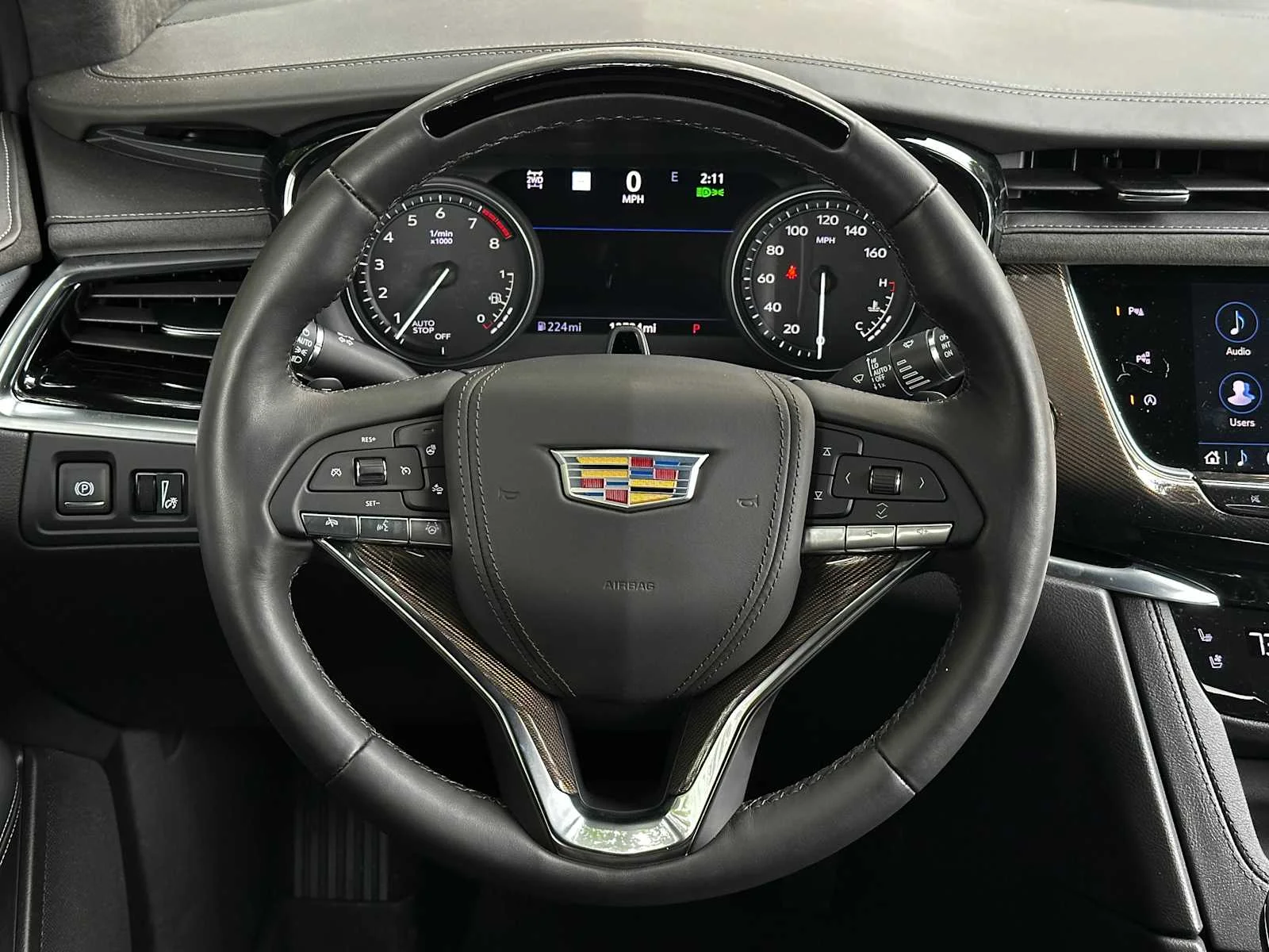 Certified Used 2025 Stellar Black Metallic Cadillac Premium Luxury image 18