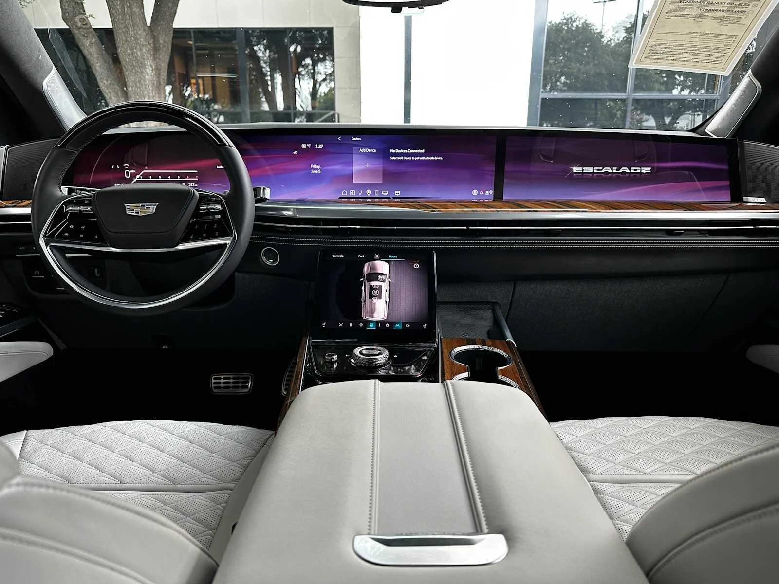 Certified Used 2025 Crystal White Tricoat Cadillac Sport Platinum image 19