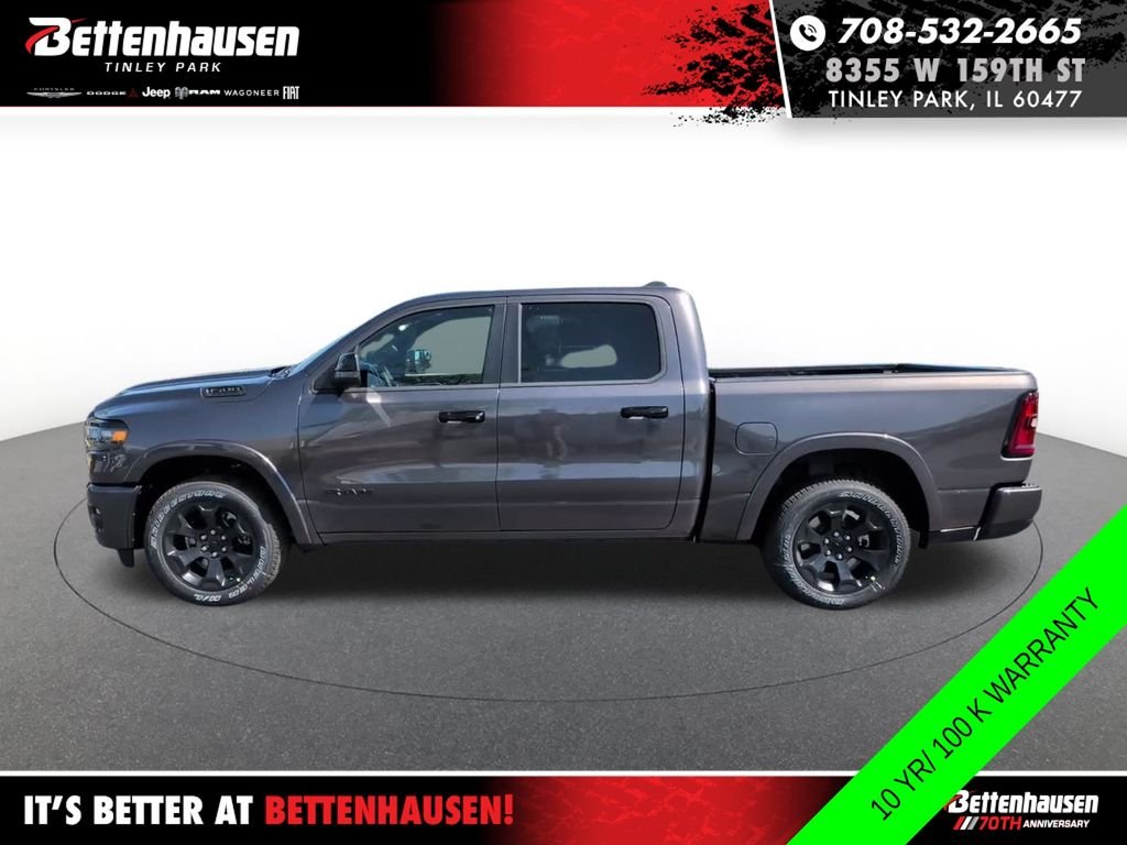 New 2026 Granite Crystal Metallic Clear-Coat Exterior Paint RAM Big Horn/Lone Star image 11