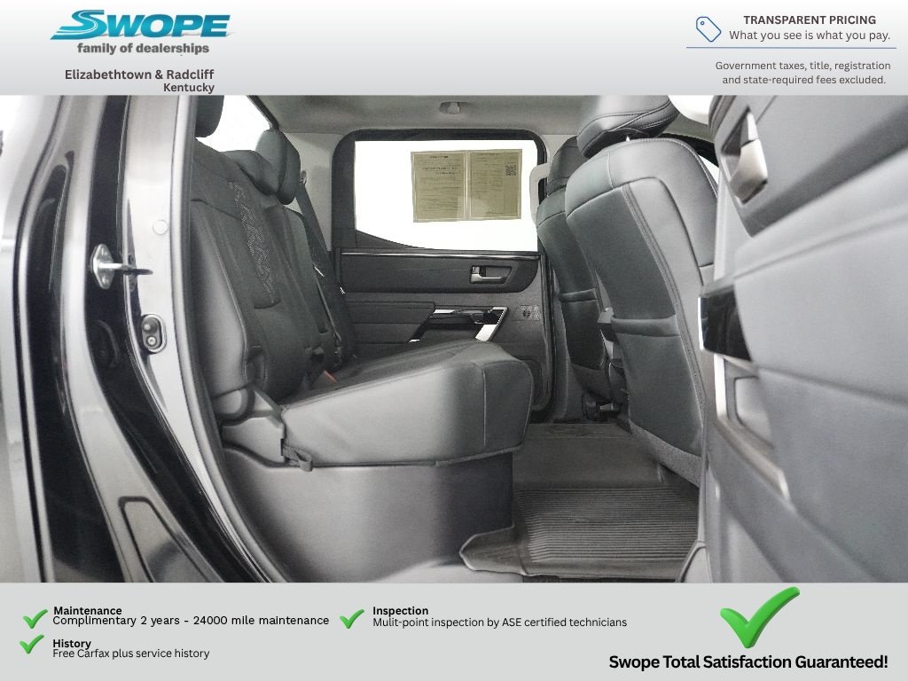 Used 2023 Midnight Black Metallic Toyota Limited image 9