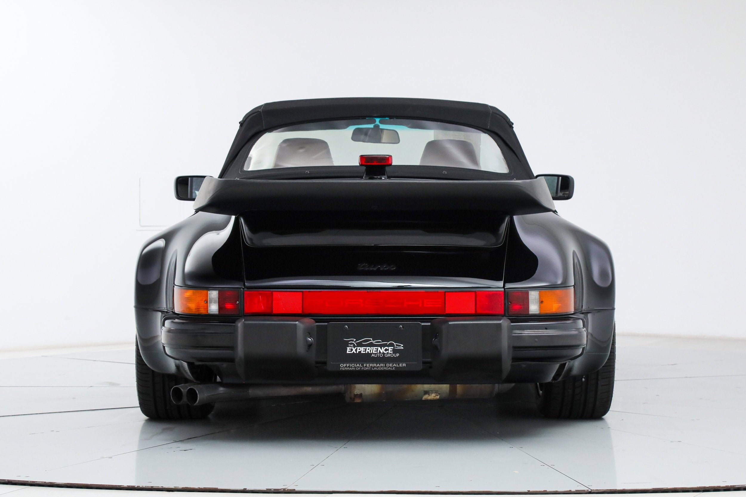 Used 1989 Black Porsche Turbo Cabriolet Slantnose image 4