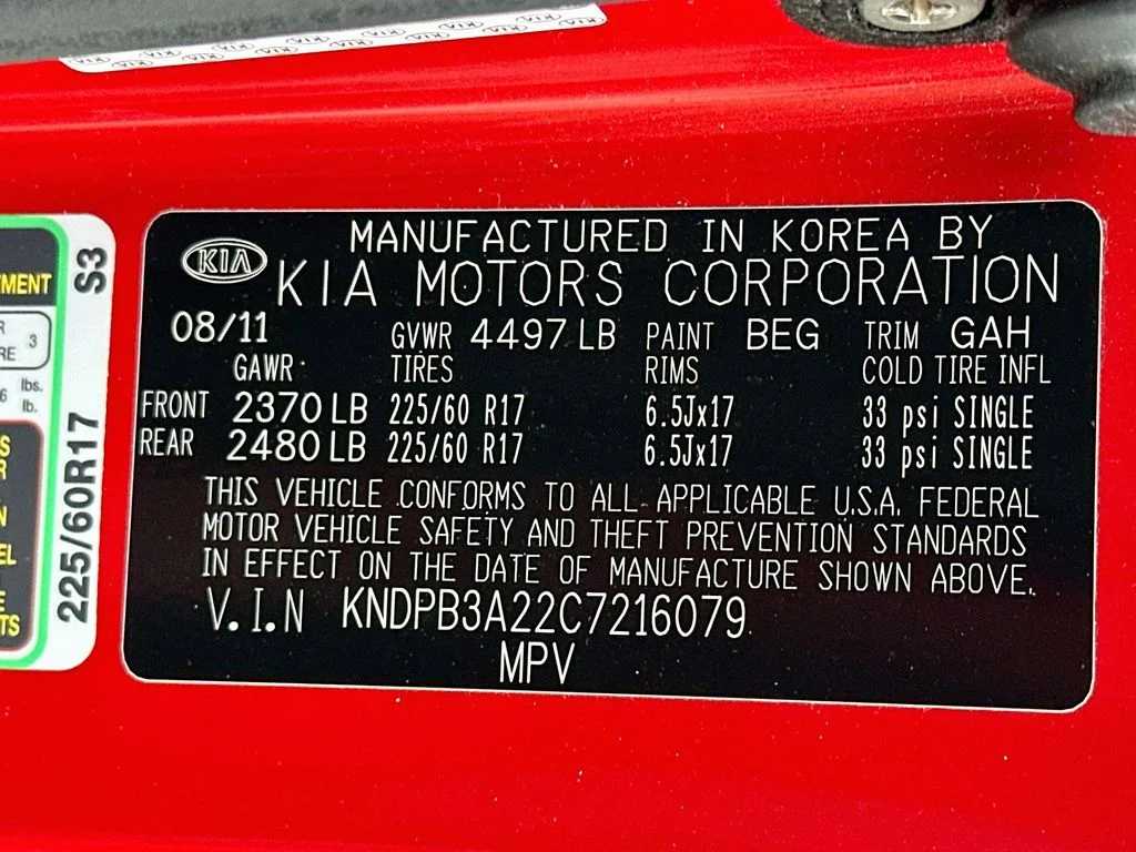 Used 2012 Red Kia LX image 28