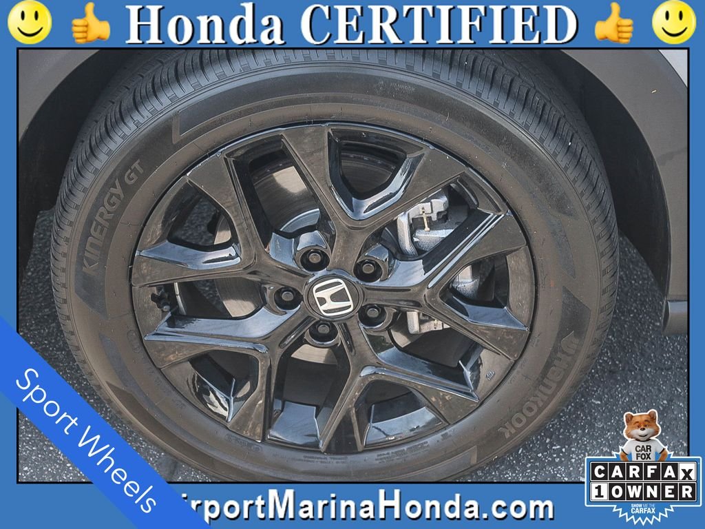 Certified Used 2024 Urban Gray Pearl Honda 5DR 2WD SPORT image 15
