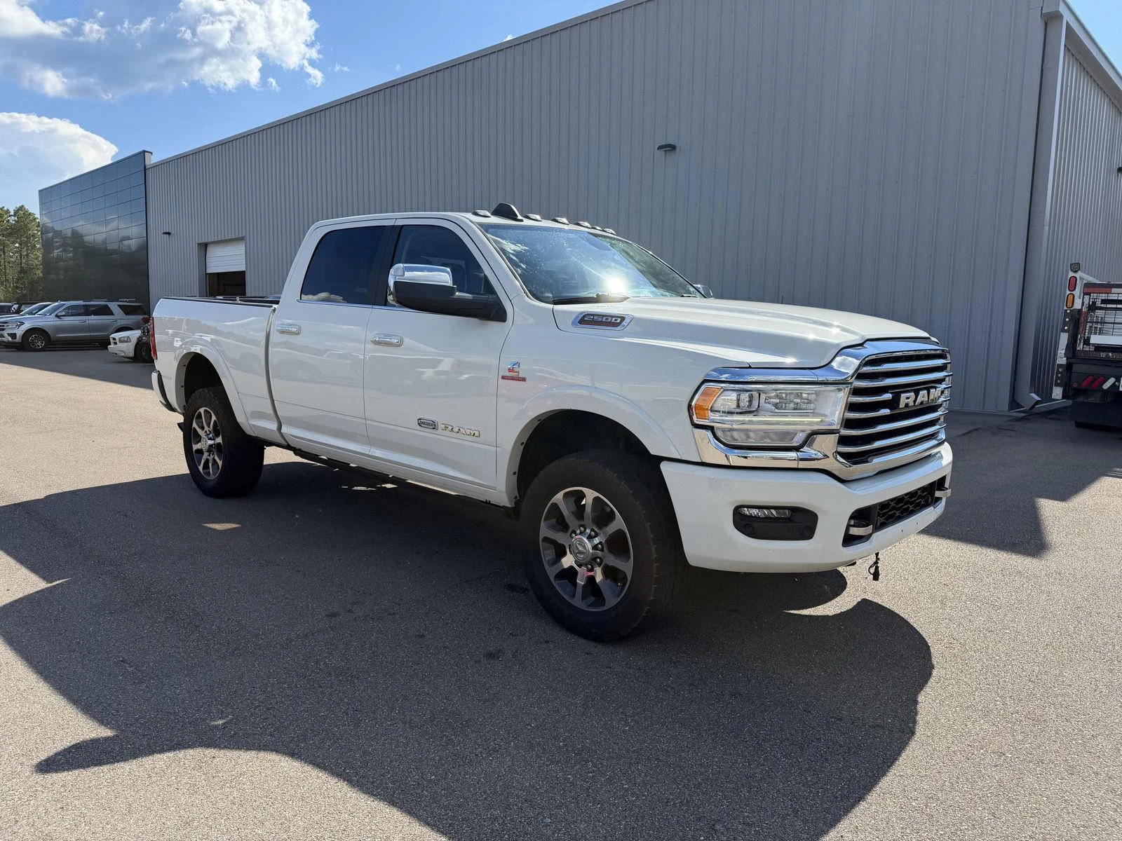 Used 2022 Pearl White Ram Longhorn image 3