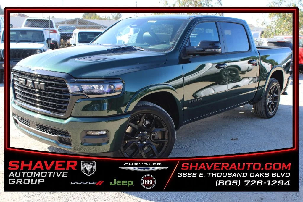 New 2026 Serrano-Green Metallic Exterior Paint Ram Laramie image 1
