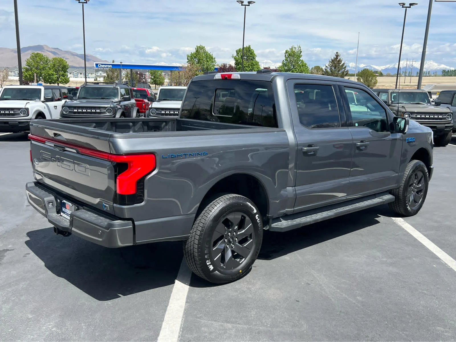 Used 2025 Light Blue Clearcoat Metallic Ford LARIAT image 7