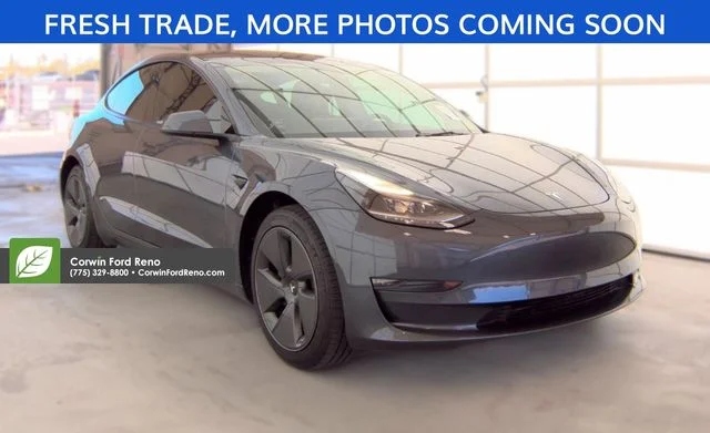 Used 2022 Silver Tesla Long Range image 1
