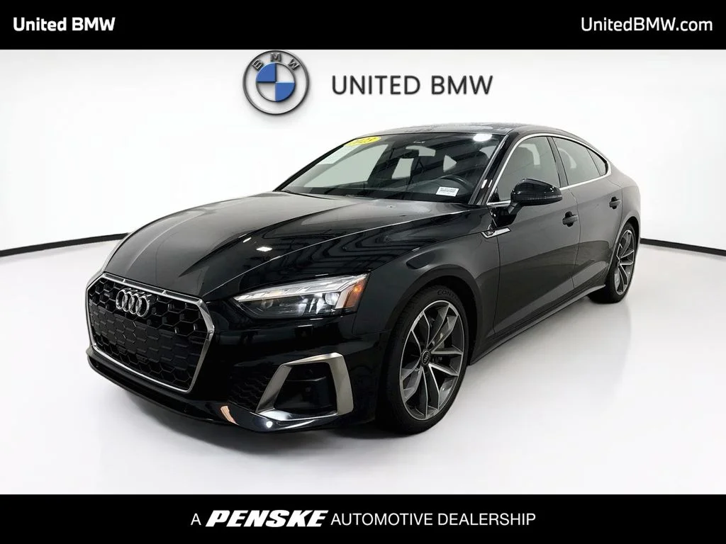 Used 2023 Black Metallic Audi 45 S line Premium image 1