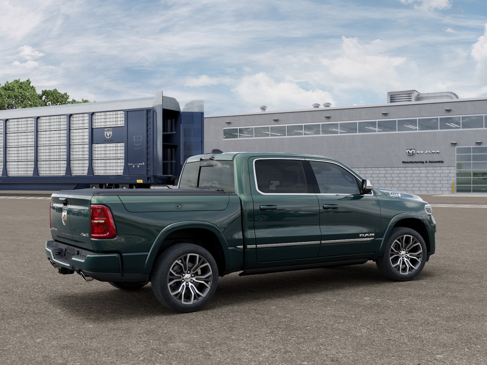 New 2026 Serrano-Green Metallic Exterior Paint RAM Tungsten image 29