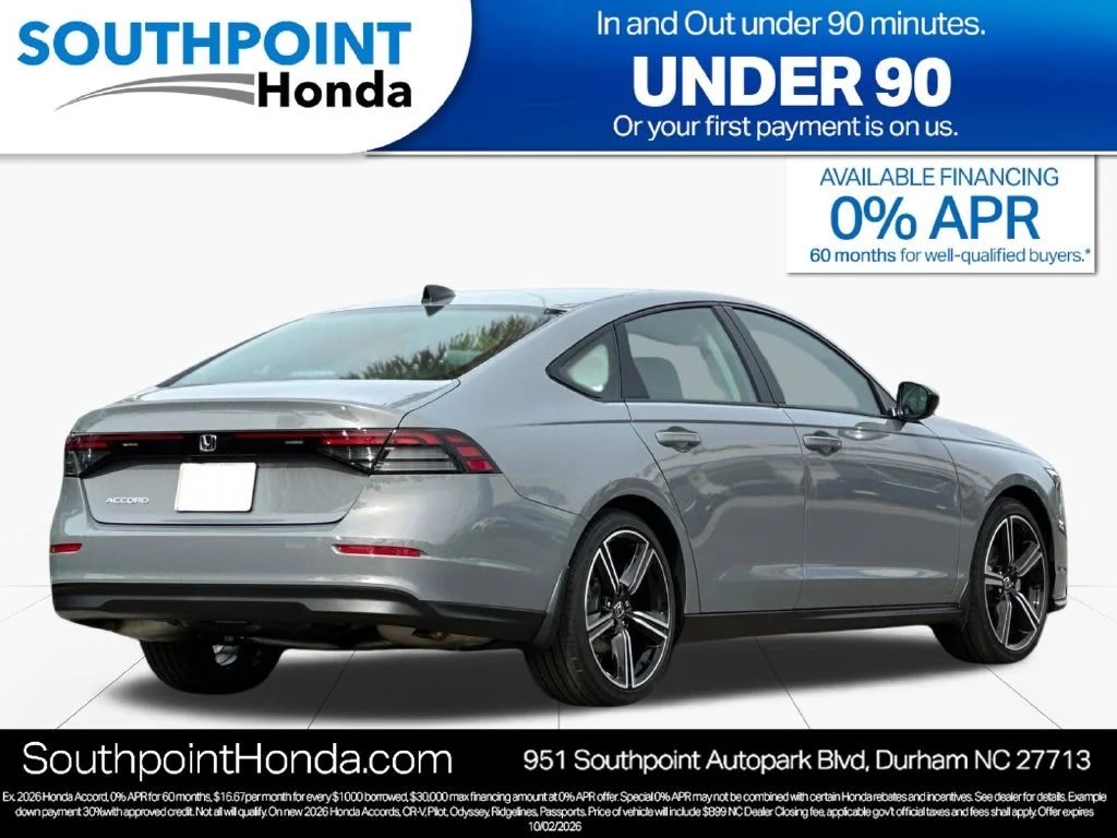 New 2026 Urban Gray Pearl Honda SE image 3