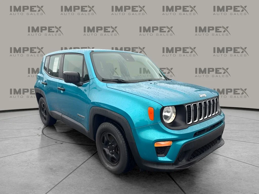 Used 2021 Teal Jeep Sport image 4