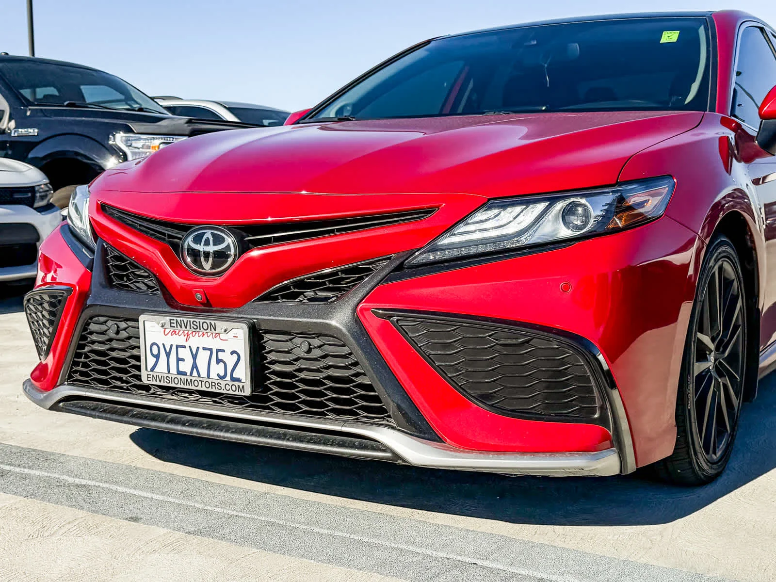 Used 2024 Supersonic Red Toyota XSE V6 image 5