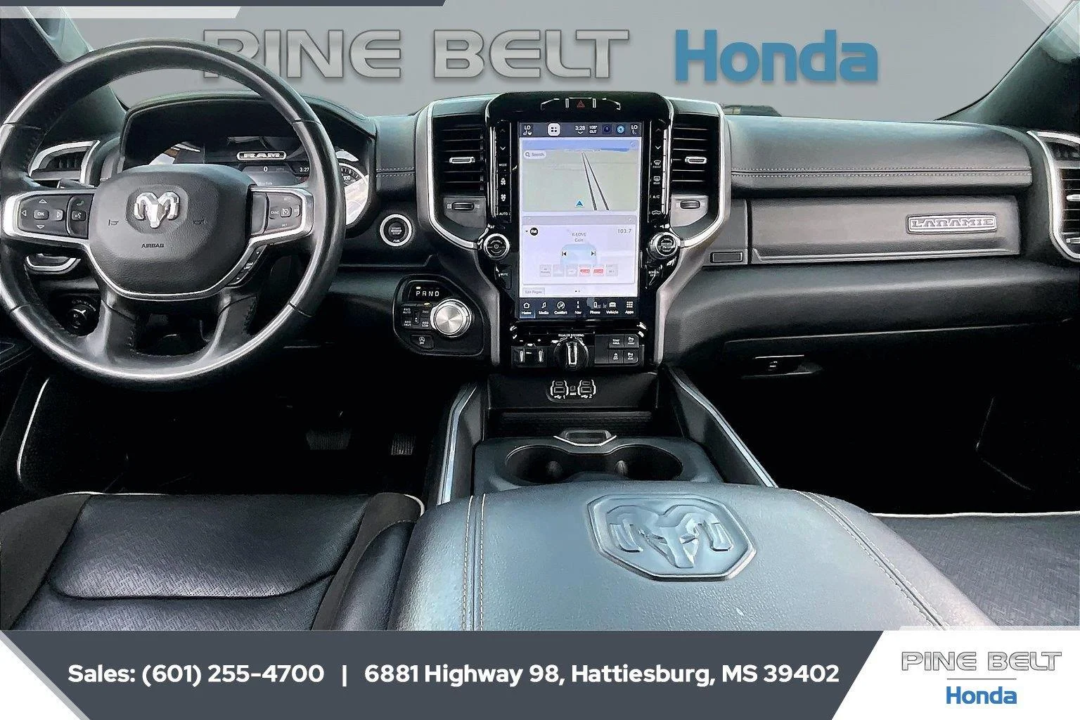 Used 2023 Ivory White Tri-Coat Pearlcoat Ram Laramie image 12