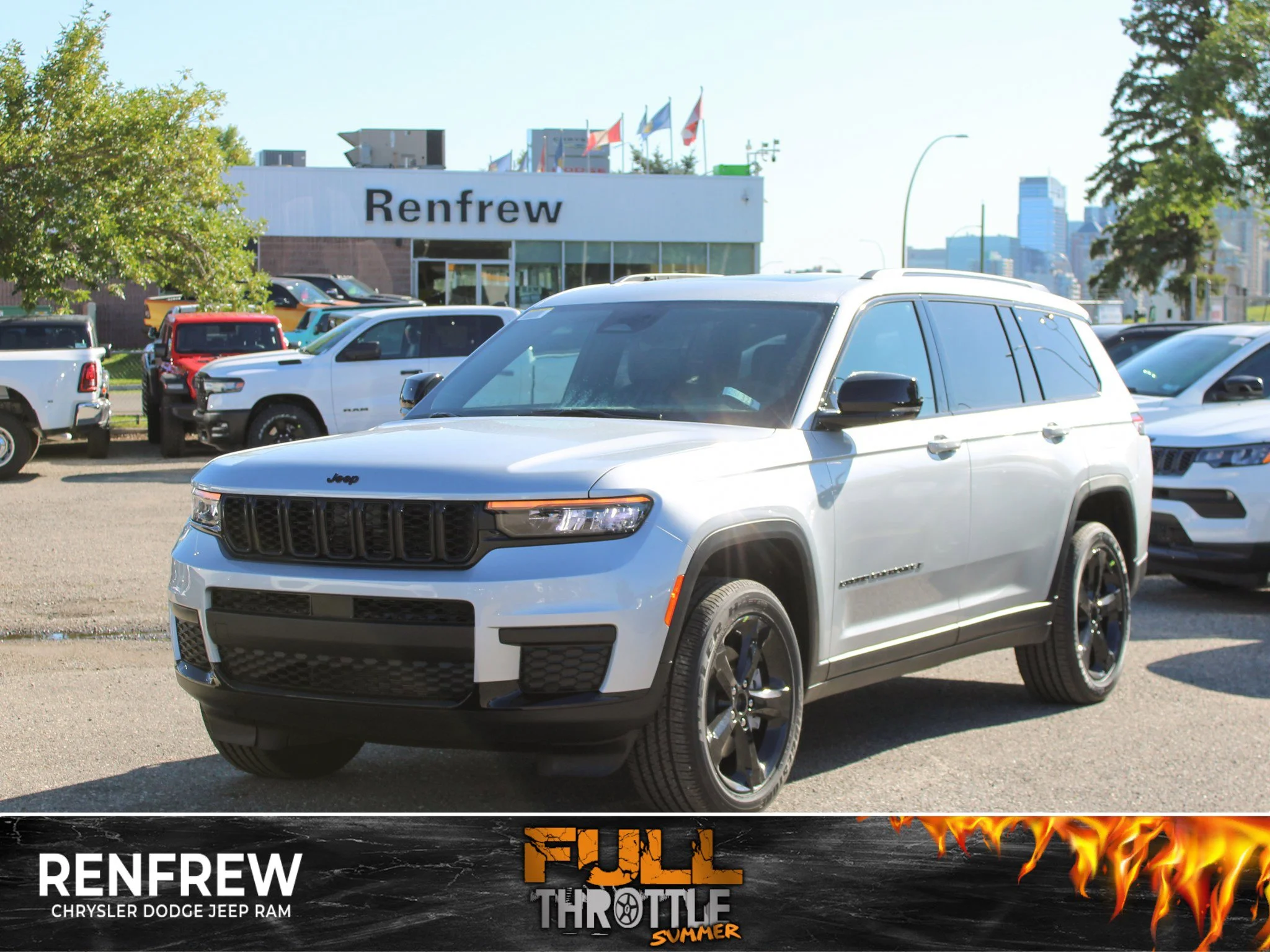 New 2025 Silver Jeep Altitude* 4x4, Sunroof, Trailer Tow Package, Heated Leather image 1