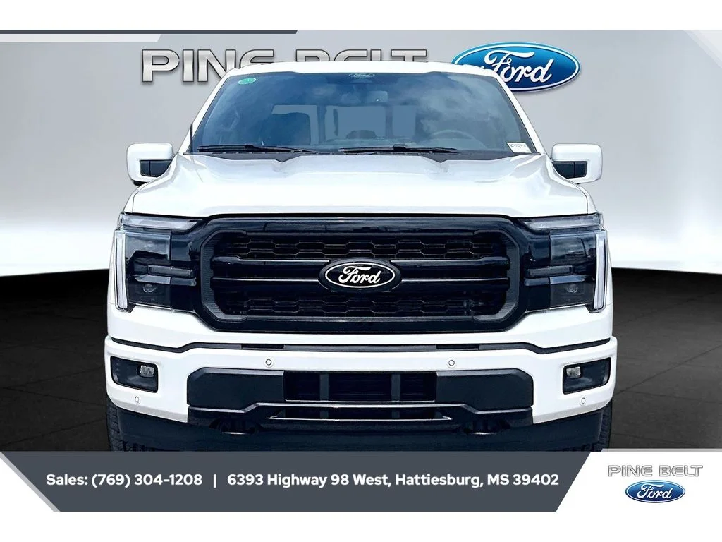 New 2026 Star White Metallic Tri-Coat Ford Lariat® image 3