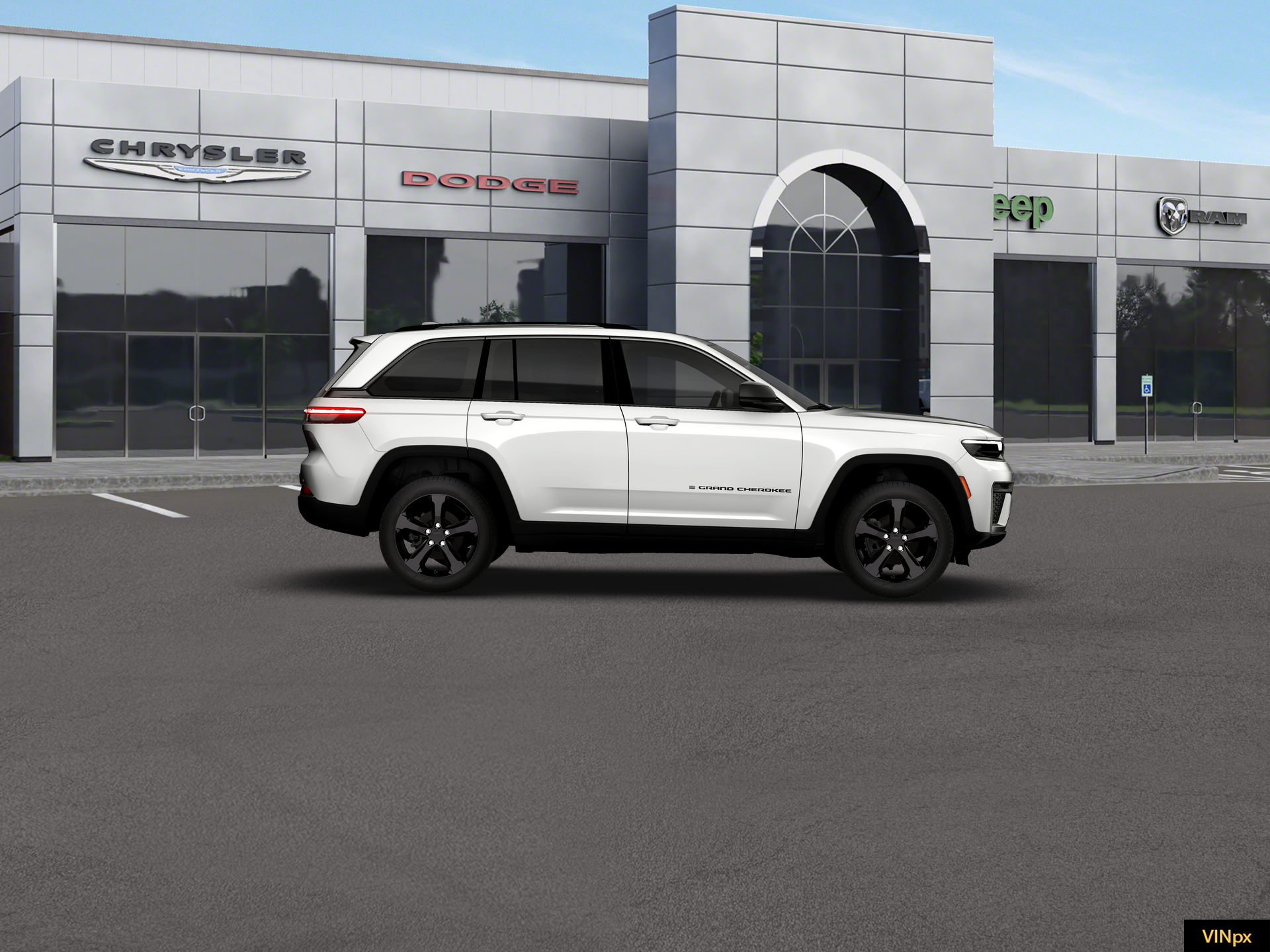 New 2026 Bright White Clear-Coat Exterior Paint Jeep Limited image 35