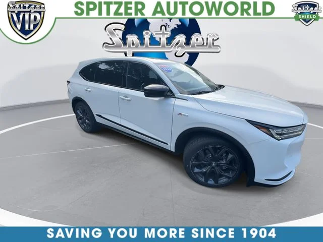 Used 2023 Platinum White Pearl Acura SH-AWD with A-Spec Package image 2
