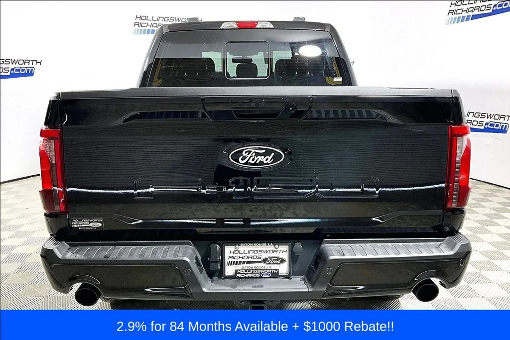 New 2026 Agate Black Metallic Ford XLT image 4