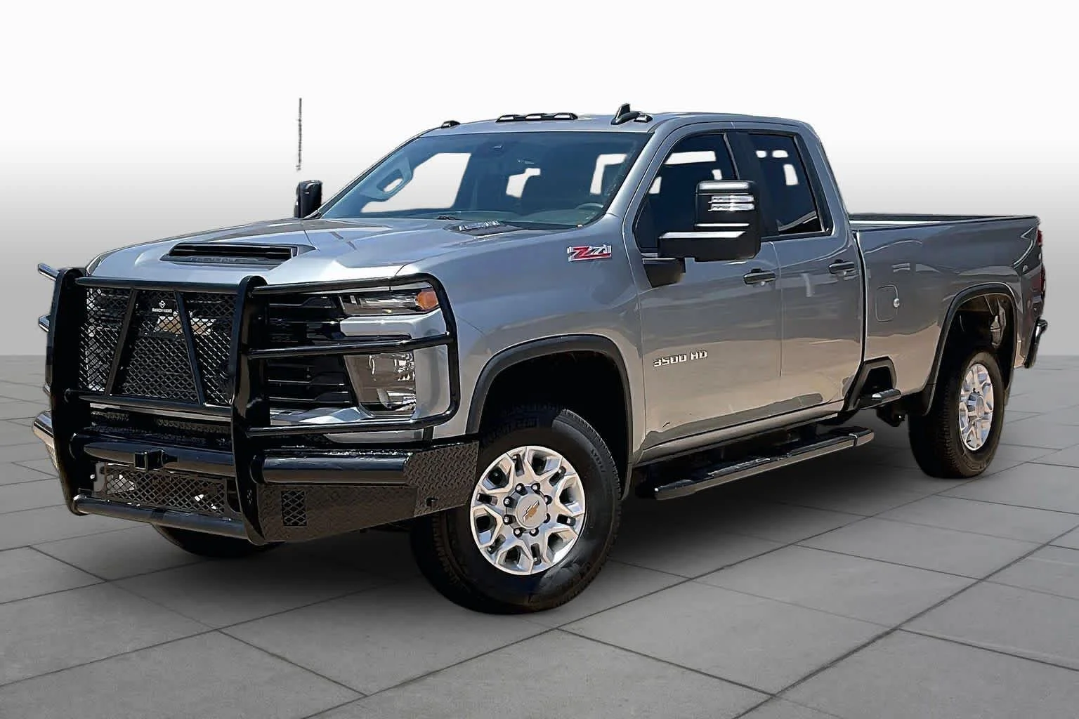 Used 2024 Sterling Gray Metallic Chevrolet Work Truck image 3