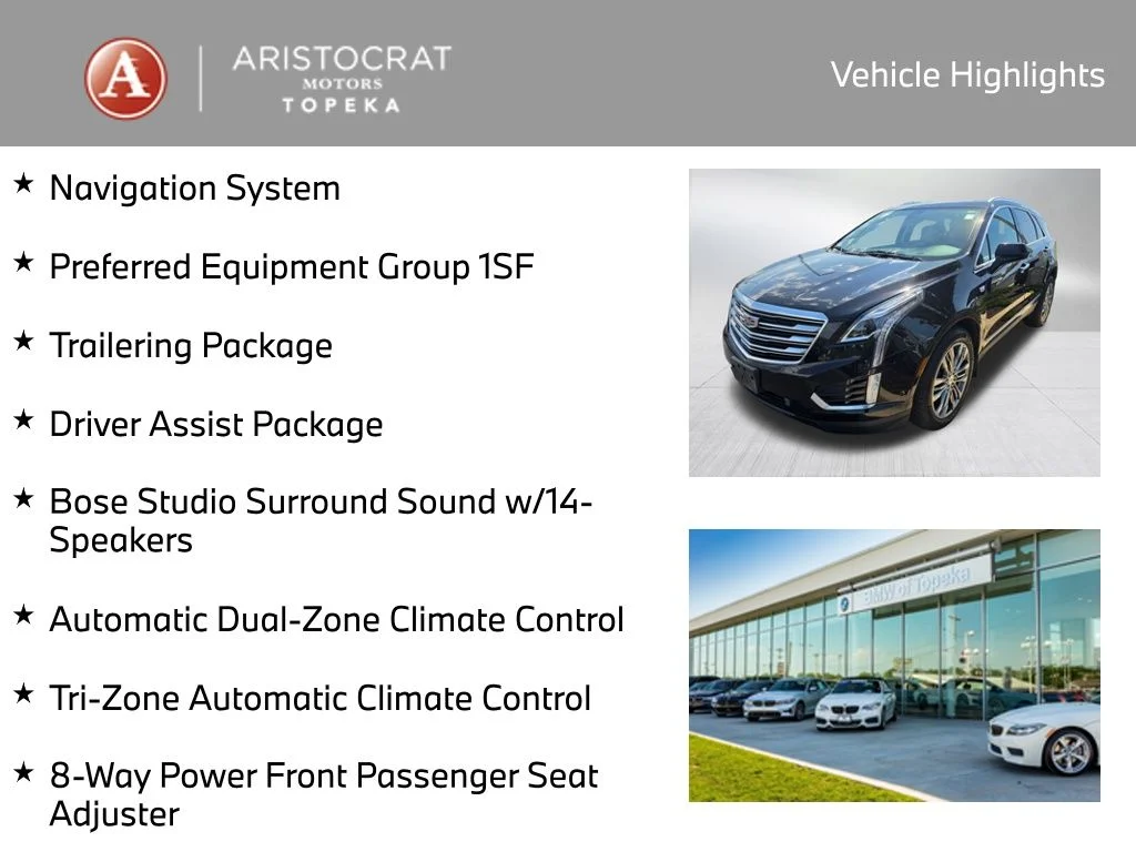 Used 2017 Cadillac XT5 Premium Luxury with VIN 1GYKNERS7HZ214335 for sale in Kansas City