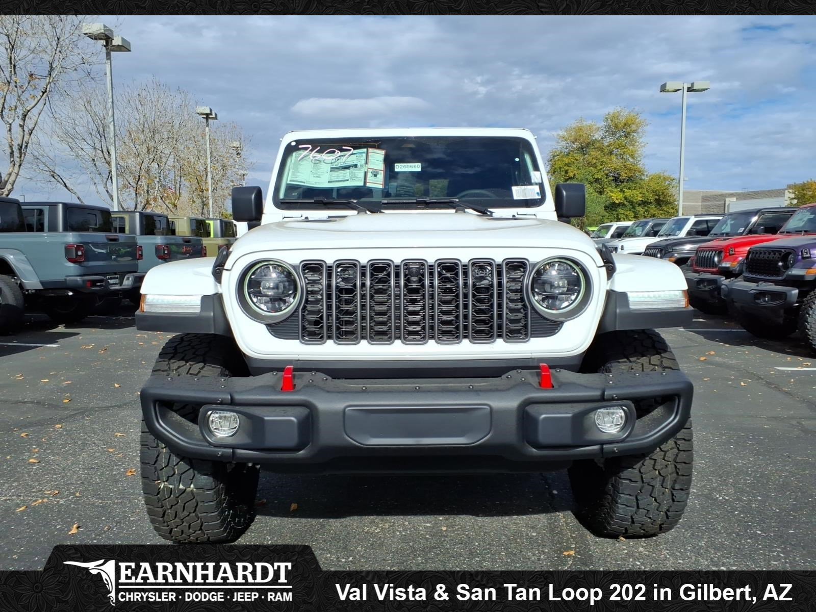 New 2026 Bright White Clearcoat Jeep Rubicon X image 2