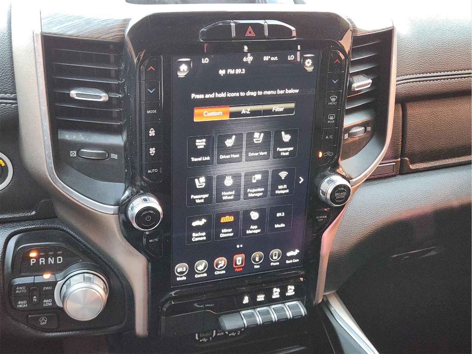 Used 2020 Diamond Black Crystal Pearlcoat Ram Laramie image 16