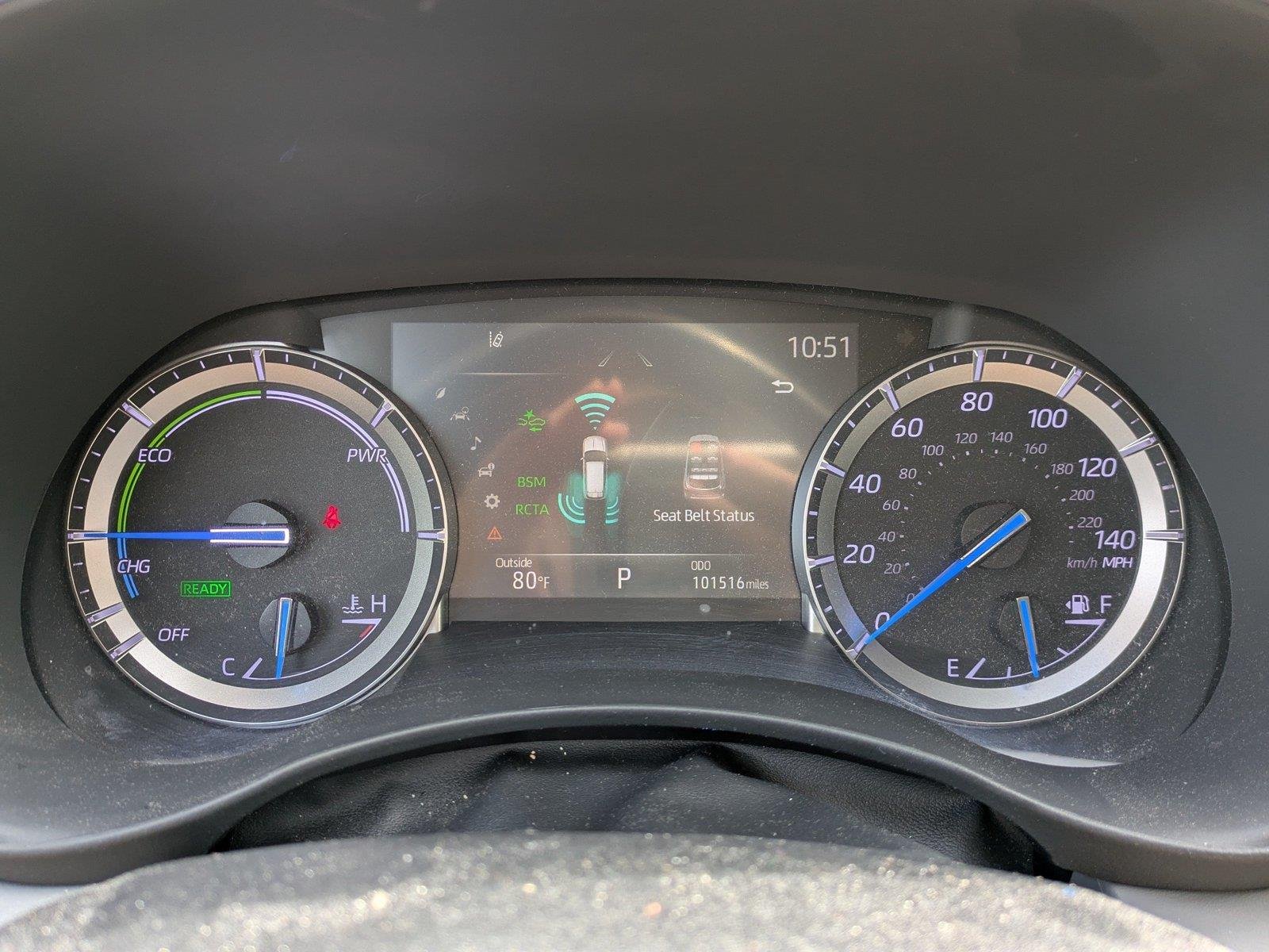 Used 2022 Midnight Black Metallic Toyota Hybrid XLE image 27