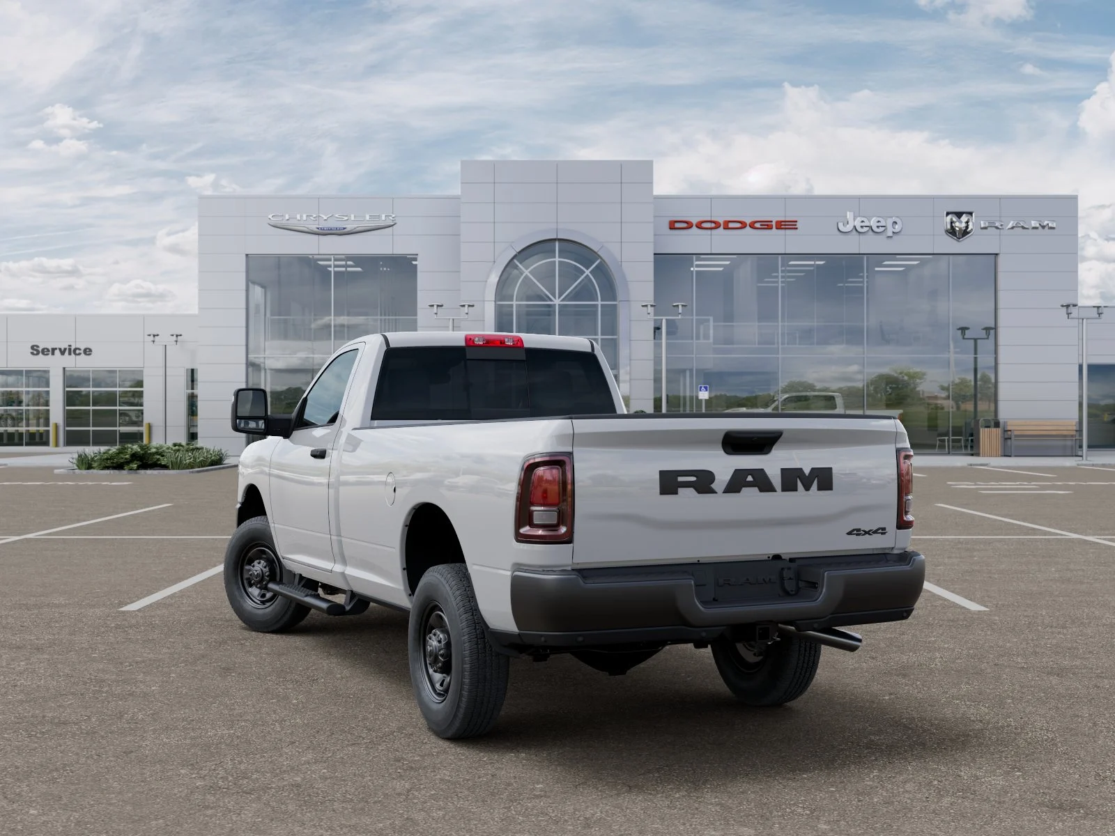 New 2026 Bright White Clear-Coat Exterior Paint RAM Tradesman image 26