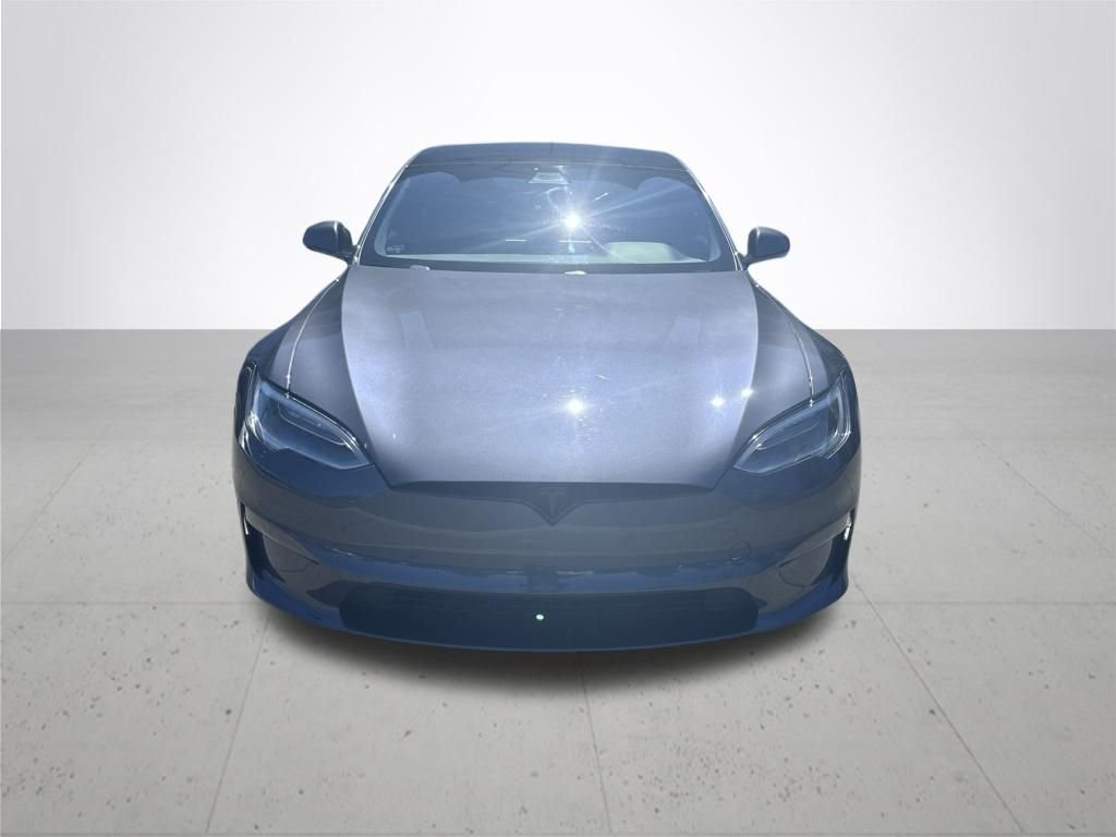 Used 2022 Midnight Silver Metallic Tesla LONG RANGE image 2