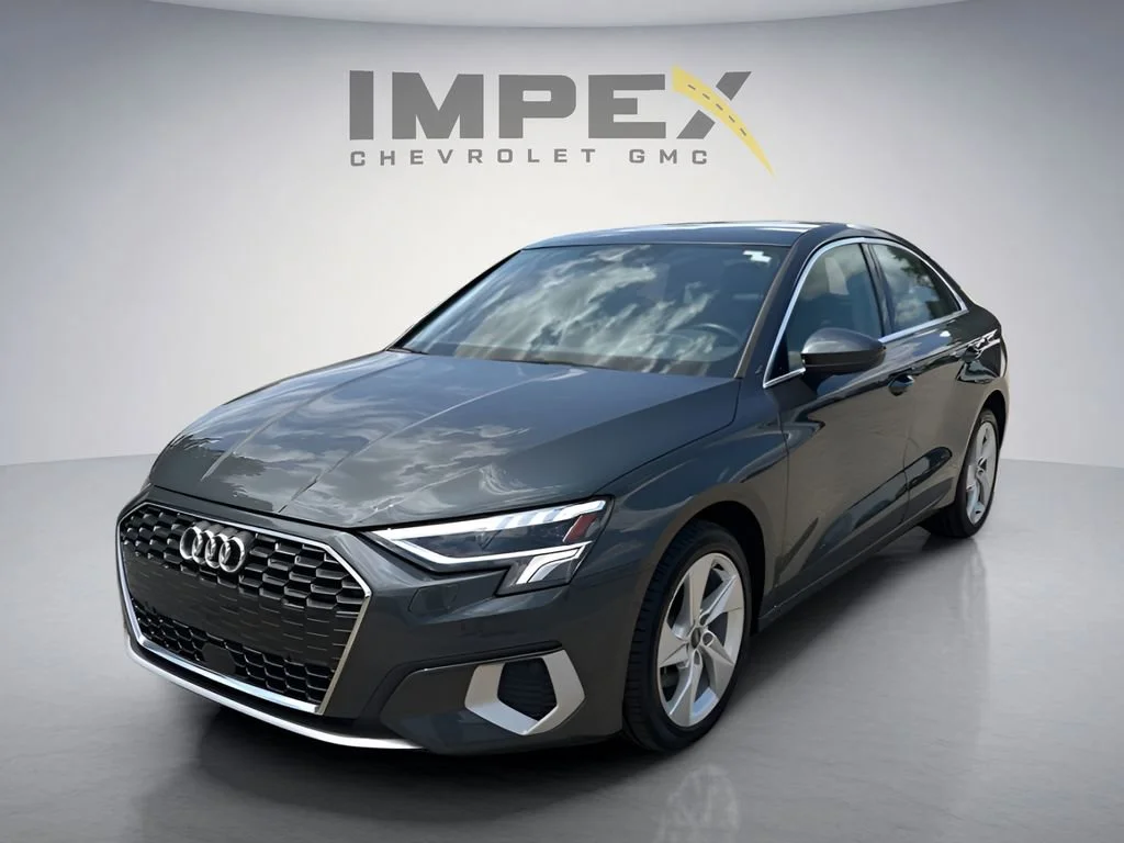 Gray 2024 Audi A3 40 TFSI Premium FWD Sedan Front-Wheel Drive