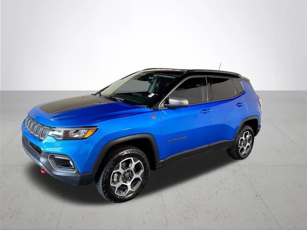 Used 2022 Blue Jeep Trailhawk image 2