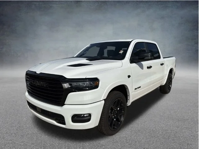 New 2027 Bright White Clear-Coat Exterior Paint RAM Laramie image 8