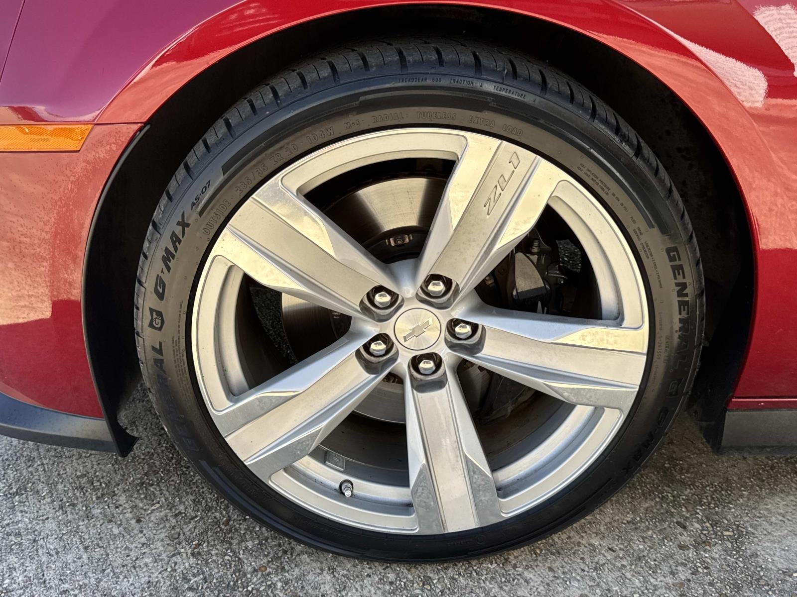 Used 2015 CRYSTAL RED TINTCOAT Chevrolet ZL1 image 4