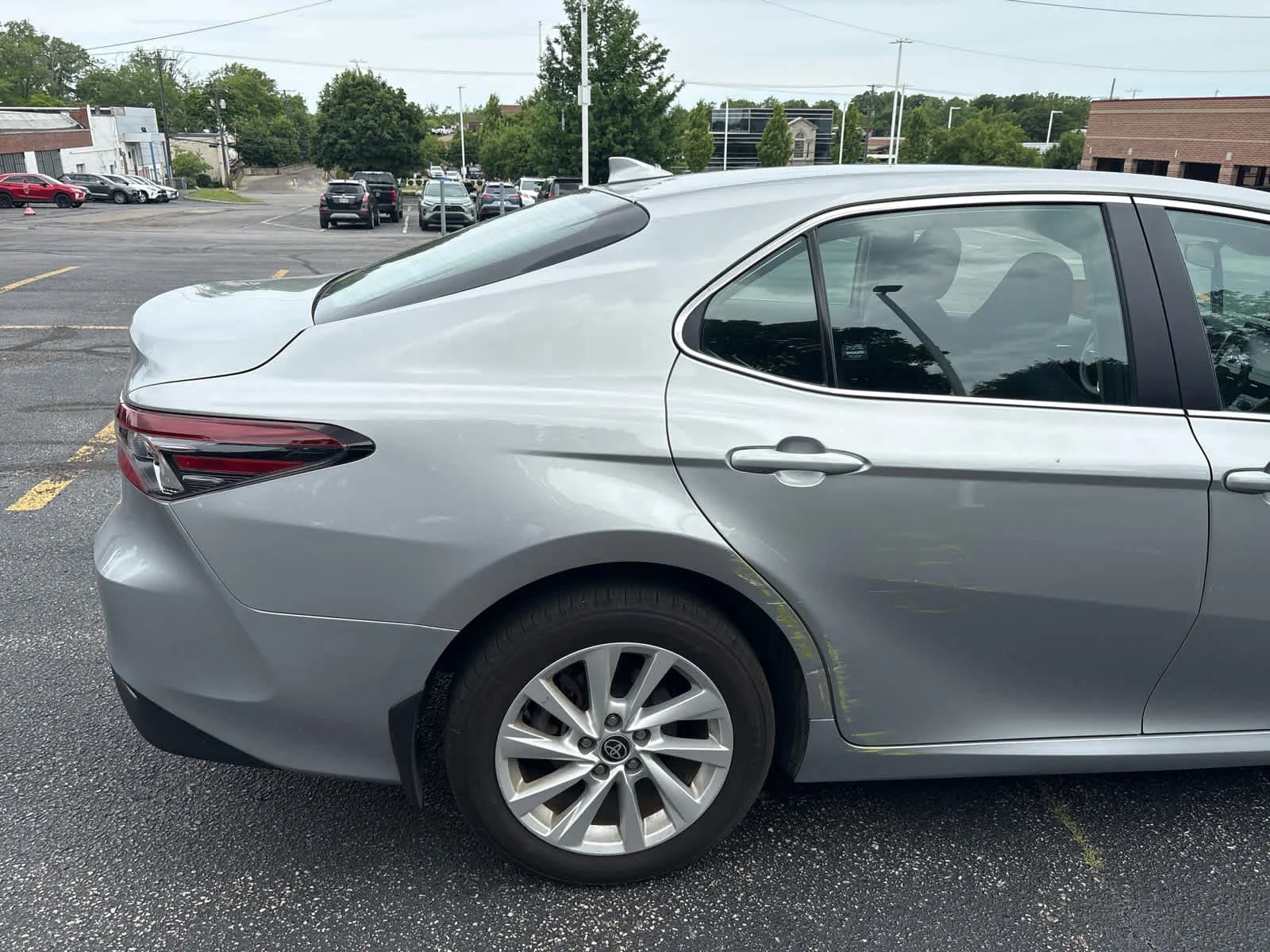 Used 2024 Celestial Silver Metallic Toyota LE image 8